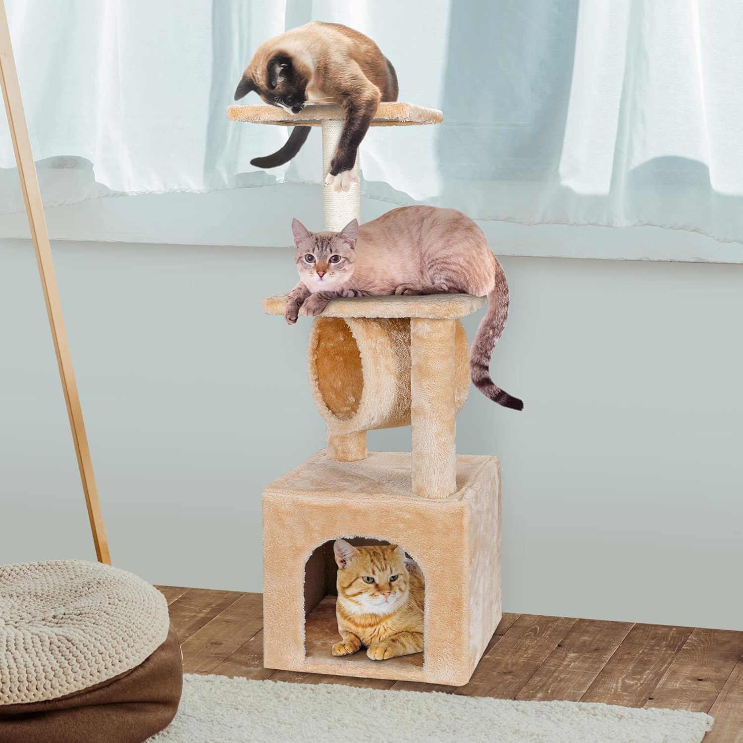 36 inches Cat Towers with Scratching Posts