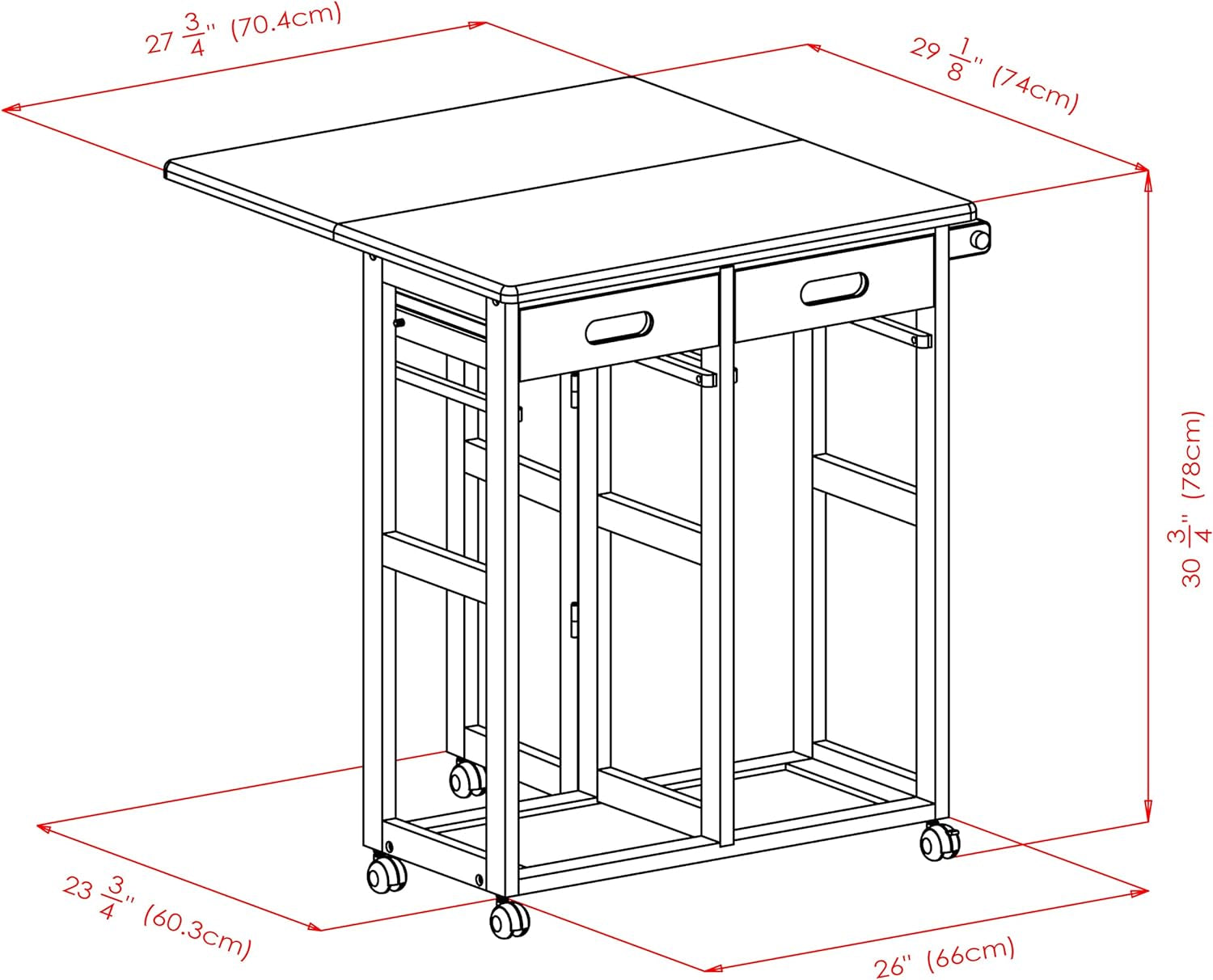 Wood Suzanne Kitchen, Square, Teak