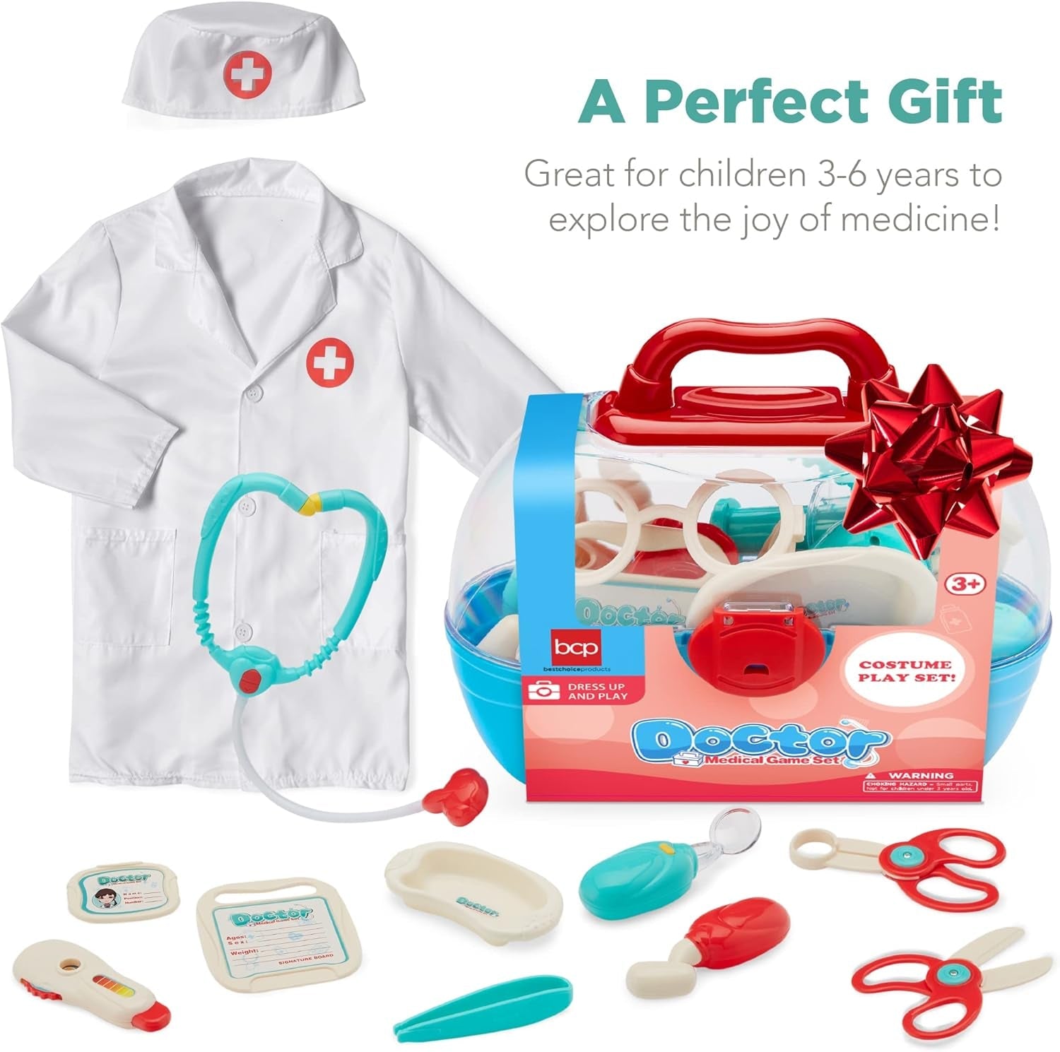 Pretend Play Doctor Kit, Boys &amp; Girls Doctor&