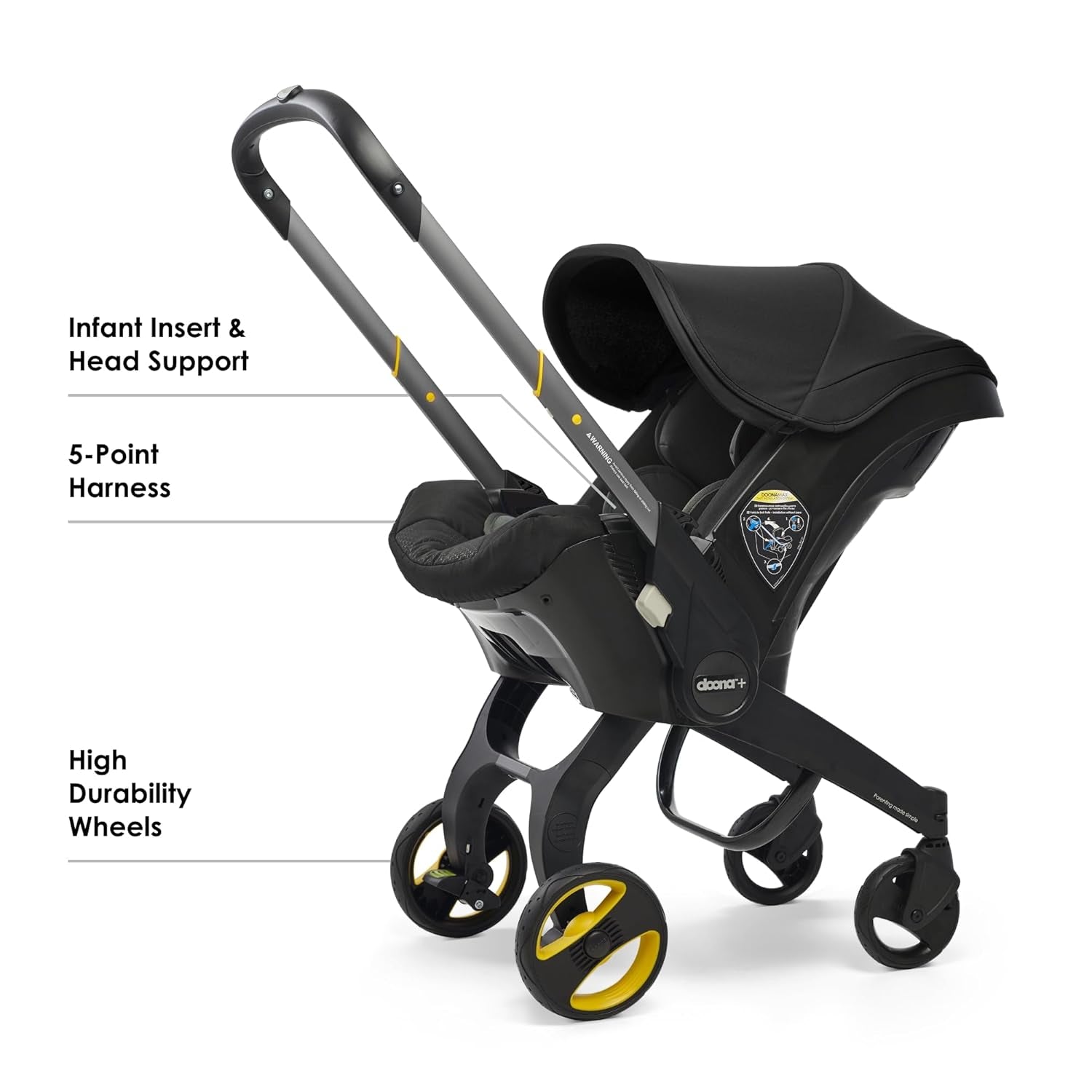 Car Seat &amp; Stroller, Nitro Black - All-In-One Travel System