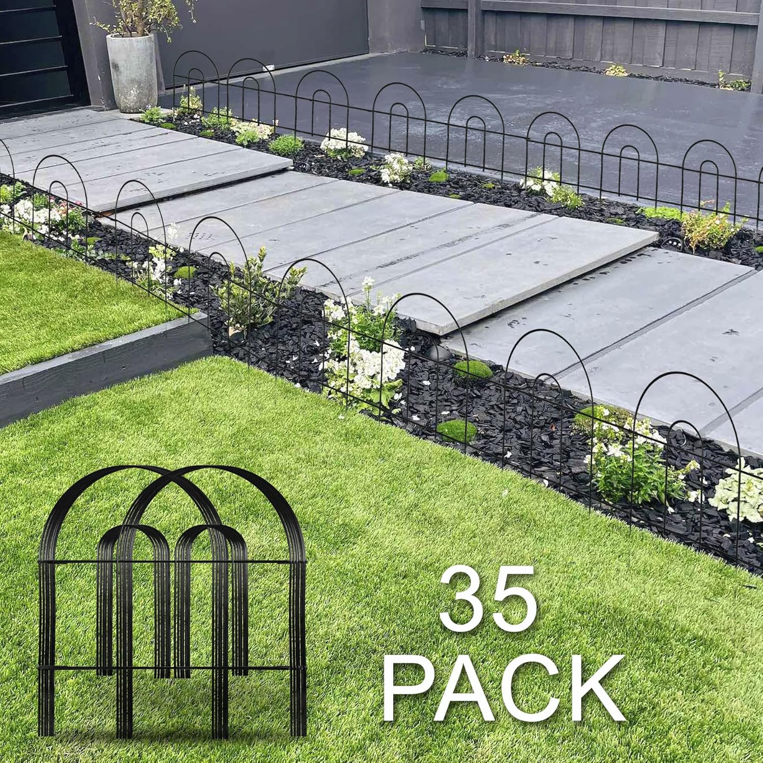 35 Pack Decorative Garden Fence Fencing