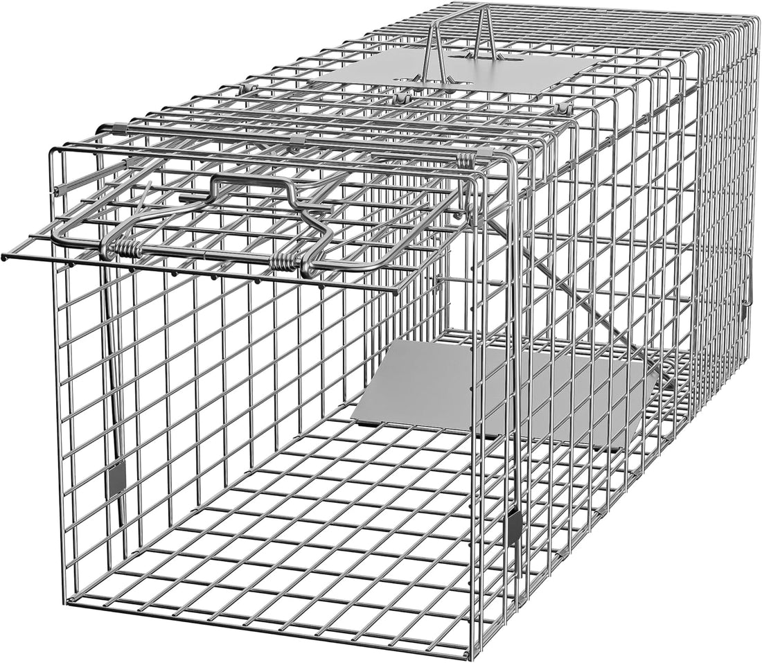 Multiple Sizes Live Animal Cage Trap w/Iron Door