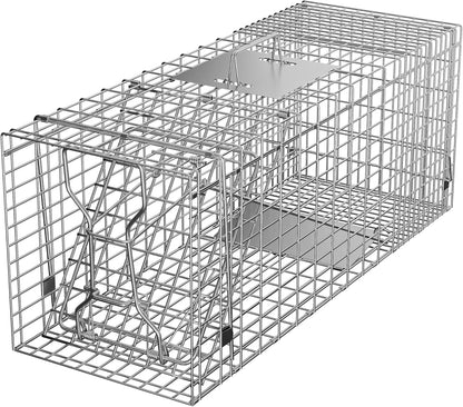 Multiple Sizes Live Animal Cage Trap w/Iron Door