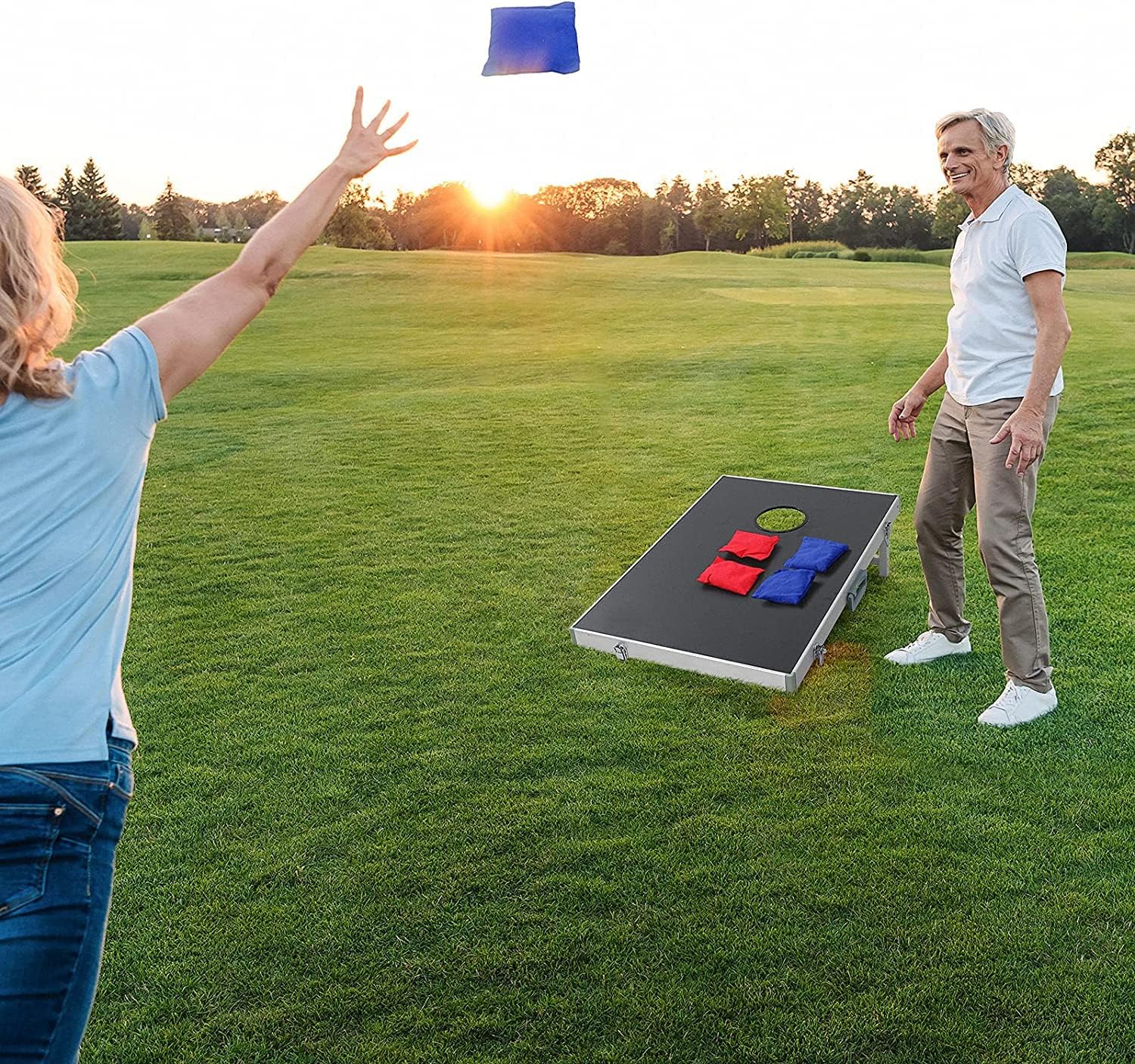 3x2 ft Portable Aluminum Corn Hole Boards