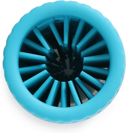 Mudbuster Portable Dog Paw Cleaner, Medium, Blue - Premium Quality Pet Supplies and Accessories