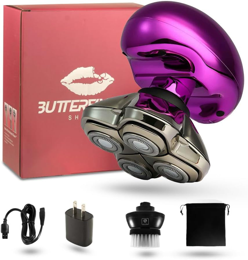 Butterfly Kiss Pro (Purple): Best Electric Shaver for Bikini, Leg, Body Shaving and Gifting