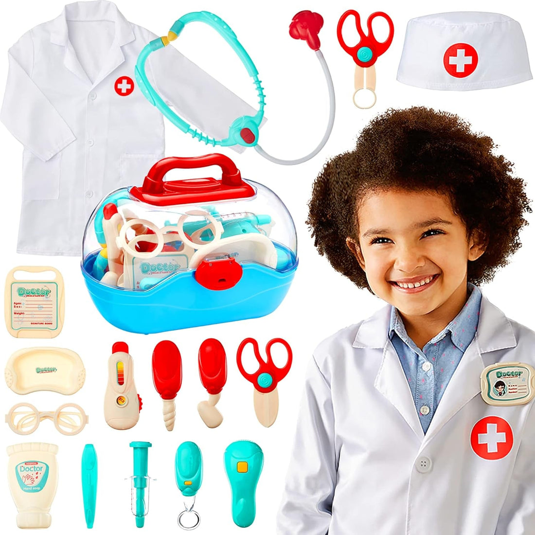 Pretend Play Doctor Kit, Boys &amp; Girls Doctor&