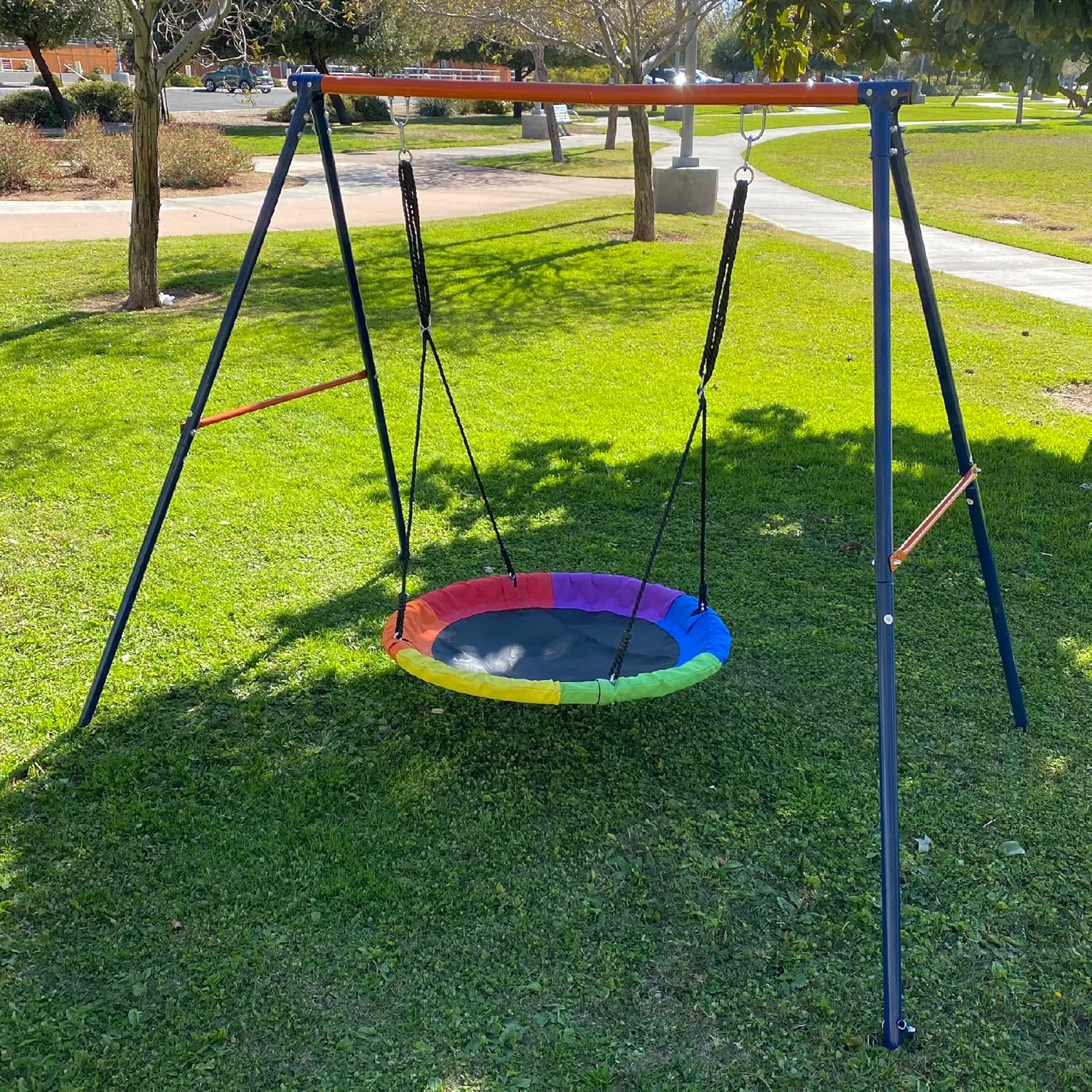 Swing Stand Frame Heavy Duty A-Frame Swing Set for Kids Adults - Weight Capacity 440lbs