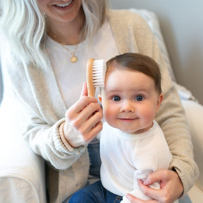 Soft and Safe Baby Brush + Comb