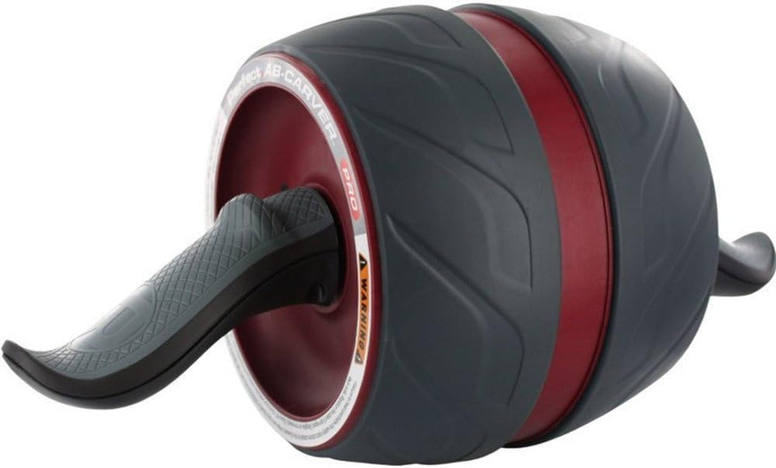 Ab Carver Roller Wheel with Built in Spring Resistance, at Home Core Workout Equipment