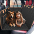 Back Seat Extender for Dogs Cats,Car Seat Cover with Hard Support,Waterproof Dog Hammock for Car Travel,Foldable Camping Bed Mattress for Car SUV Truck(Black)