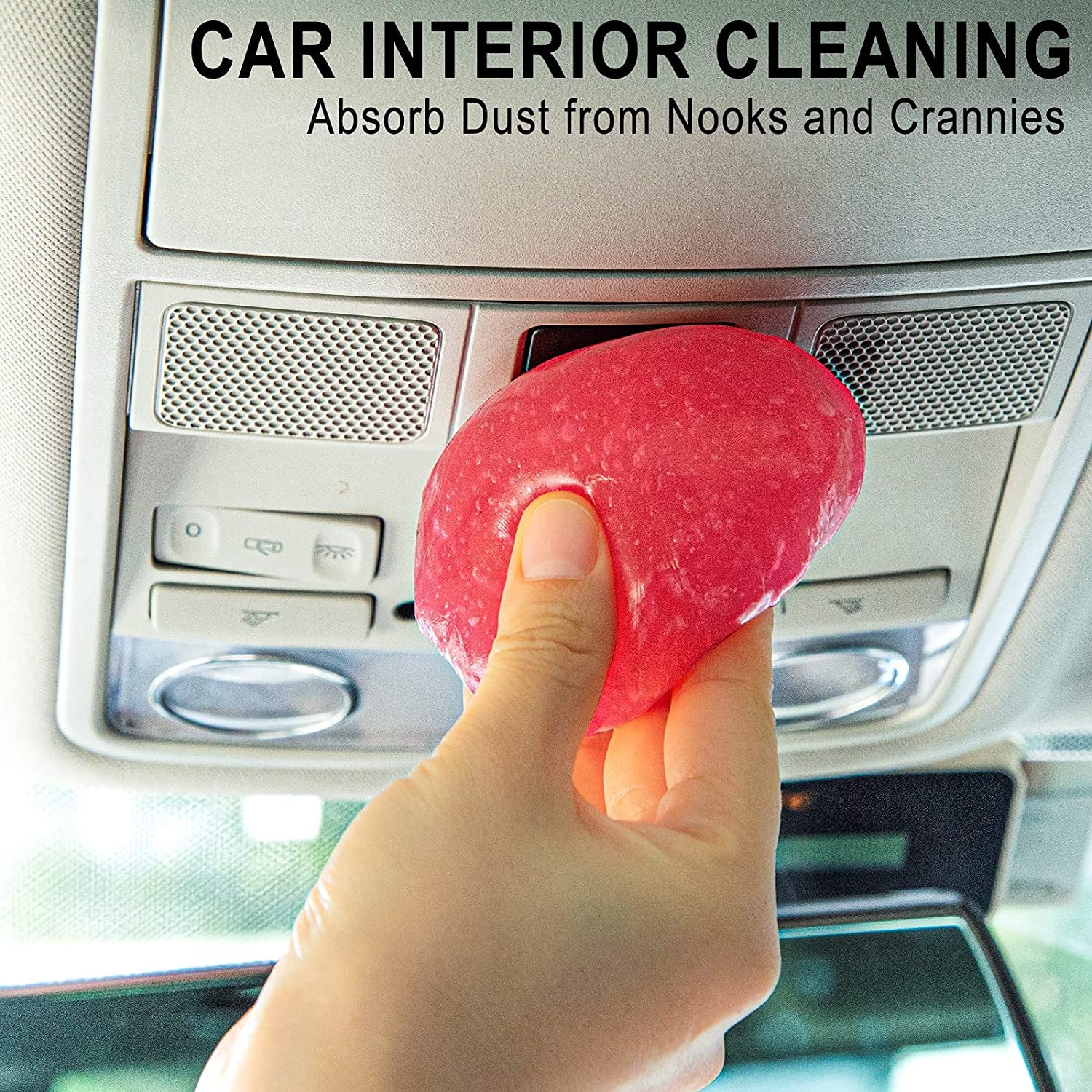 Car Cleaning Gel Detailing Putty Car Putty Auto Detailing Tools Car Interior Cleaner Cleaning Slime Car Accessories Keyboard Cleaner Rose/Nt WT: 5.6 Oz (160 Gr)