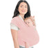 Baby Wraps Carrier - All in 1 Original Baby Sling Carrier, Easy to Wear, Hands Free Baby Carrier Newborn to Toddler, Breathable, Lightweight Infant Baby Carrier Wrap (Dusty Pink)