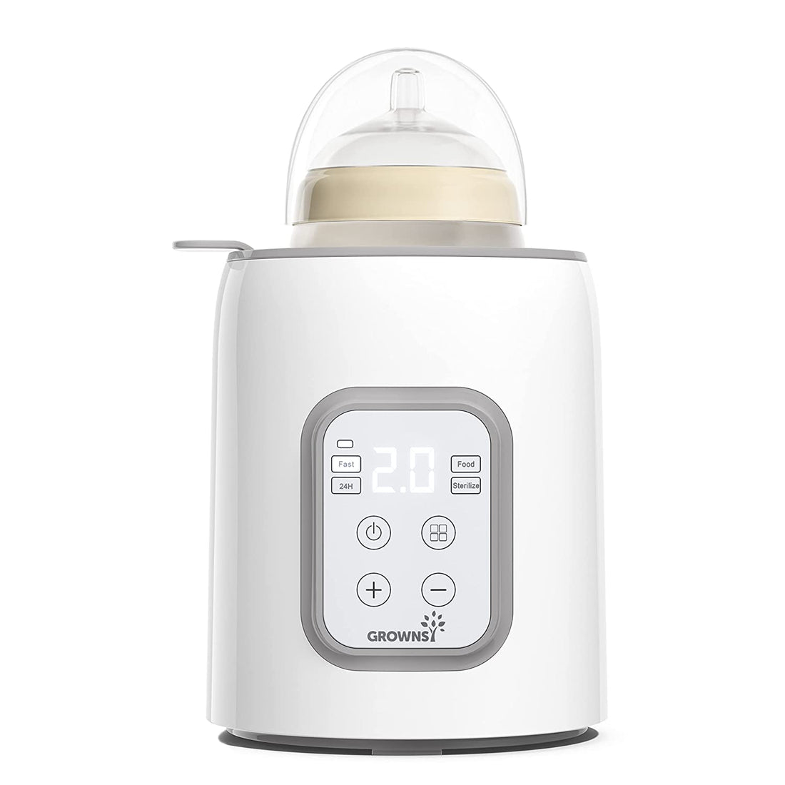 Bottle Warmer,  8-In-1 Fast Baby Milk Warmer with Timer for Breastmilk or Formula, Accurate Temperature Control, with Defrost, Sterili-Zing, Keep, Heat Baby Food Jars Function