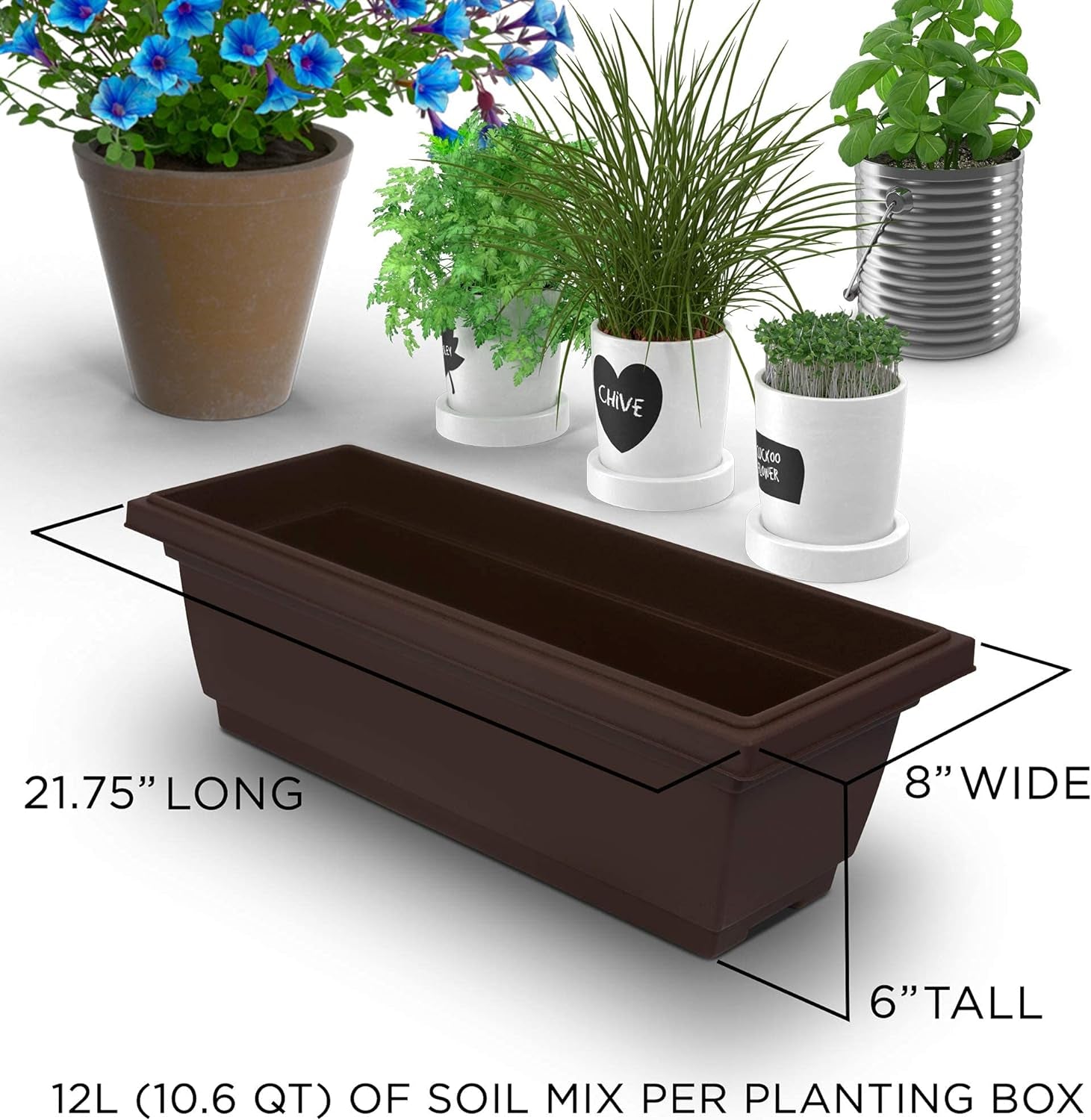 4-Ft Raised Garden Bed - Vertical Garden Freestanding Elevated Planters 4 Container Boxes - Good for Patio Balcony Indoor Outdoor - Perfect to Grow Vegetables Herbs Flowers