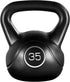 35Lbs Kettlebell Weights, Men & Women Home Gym Kettle Bell Exercise & Fitness Equipment W/Wide Flat Base & Textured Grip for Strength Training