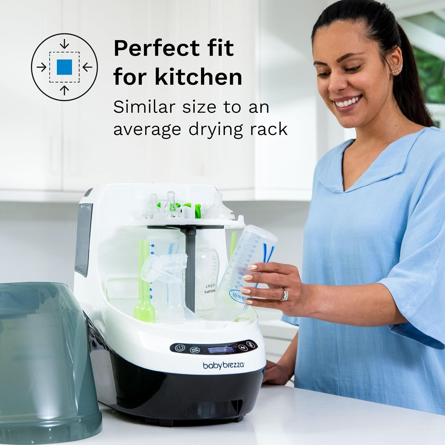 Bottle Washer Pro - Baby Bottle Washer, Sterilizer + Dryer - All in One Machine Cleans Bottles, Pump Parts, &amp; Sippy Cups - Replaces Hand Washing, Bottle Brushes and Drying Racks